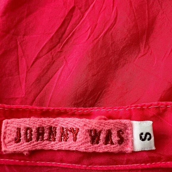 Gorgeous Johnny Was Pink Embroidered Tunic Size S - Picture 6 of 7
